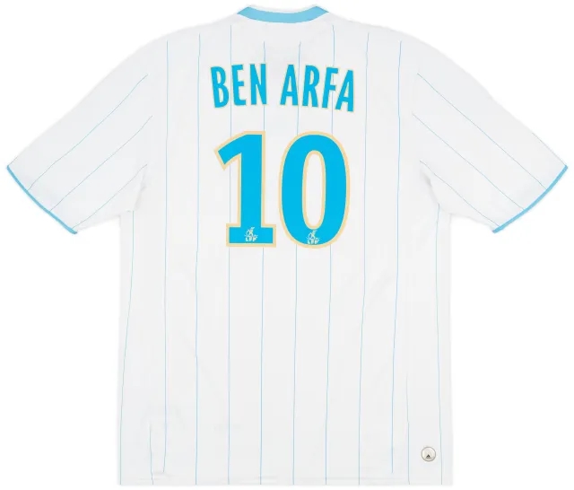 2009-10 Olympique Marseille Home Shirt Ben Arfa #10 - 5/10 - (XL)