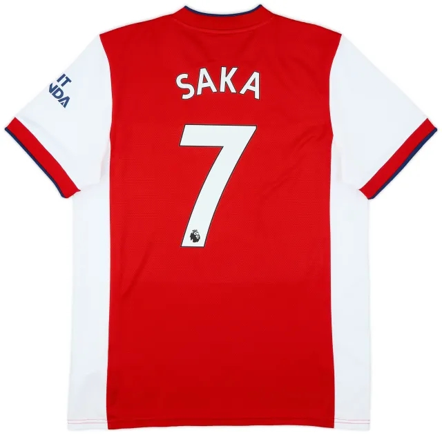 2021-22 Arsenal Home Shirt Saka #7 - 10/10 - (L)