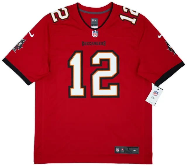 2020-22 Tampa Bay Buccaneers Brady #12 Nike Game Home Jersey (L)