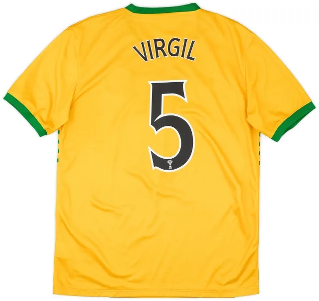 2013-14 Celtic Away Shirt Virgil #5 - 7/10 - (M)