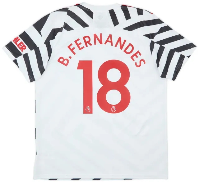 2020-21 Manchester United Third Shirt B.Fernandes #18 - 6/10 - (L)