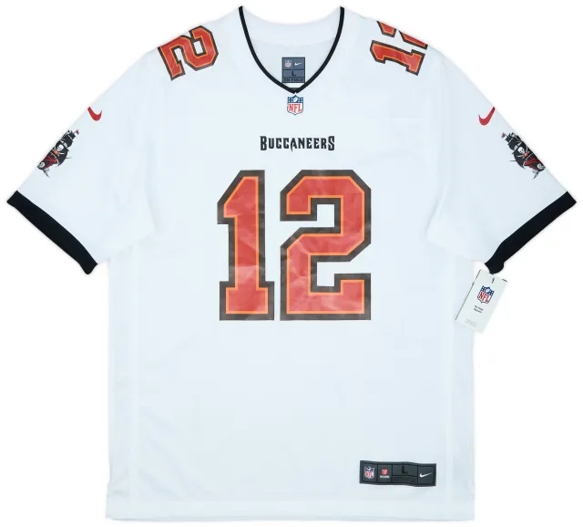 2020-22 Tampa Bay Buccaneers Brady #12 Nike Game Away Jersey (L)