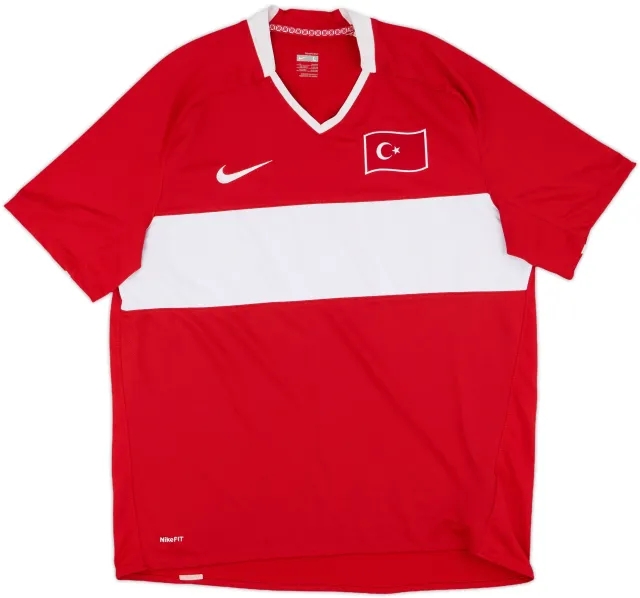2008-10 Turkey Home Shirt - 9/10 - (L)