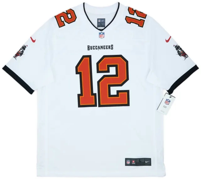2020-22 Tampa Bay Buccaneers Brady #12 Nike Game Away Jersey (L)