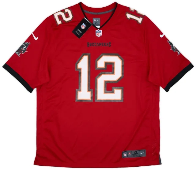2020-22 Tampa Bay Buccaneers Brady #12 Nike Game Home Jersey (XL)