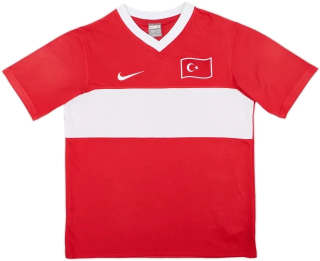 2008-10 Turkey Basic Home Shirt - 8/10 - (S)