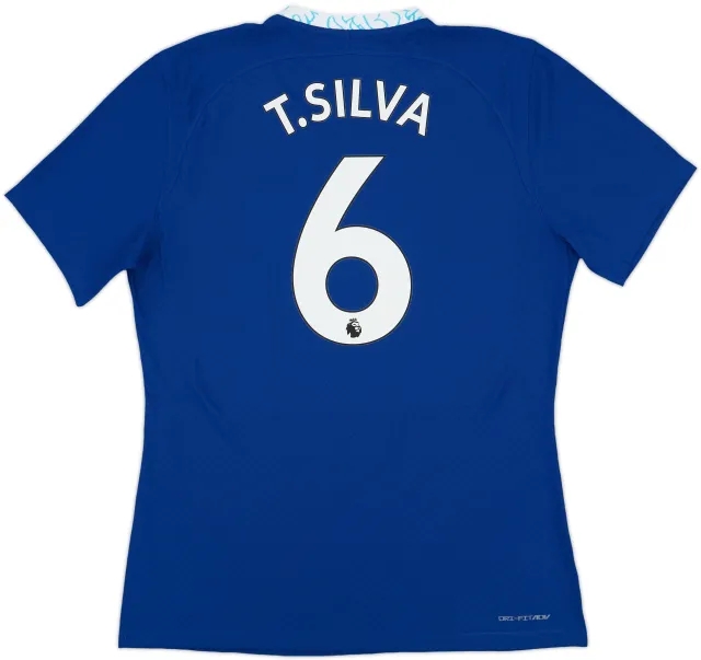 2022-23 Chelsea Authentic Home Shirt T.Silva #6 - 10/10 - (XL)