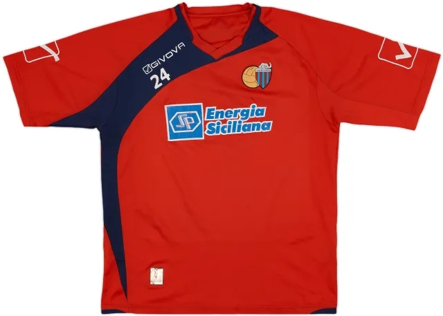 2010-11 Catania Givova Player Issue Training Shirt #24 - 5/10 - (L)