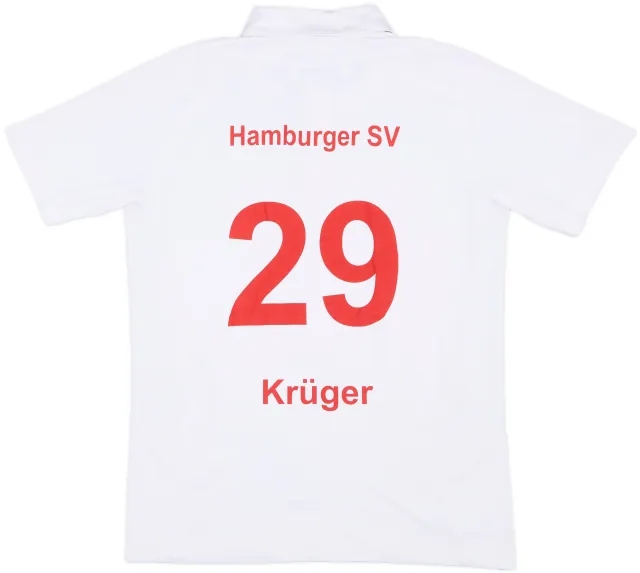 2013-14 Hamburg adidas Polo Shirt Kruger #29 - 6/10 - (L)