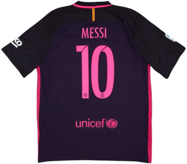 2016-17 Barcelona Away Shirt Messi #10 - 8/10 - (L)