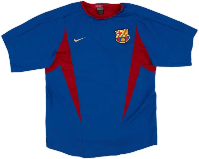 2002-03 Barcelona Nike Player Issue Training Shirt - 7/10 - (M)