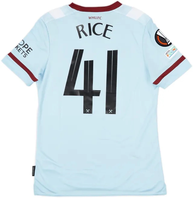 2021-22 West Ham Away Shirt Rice #41 (M)