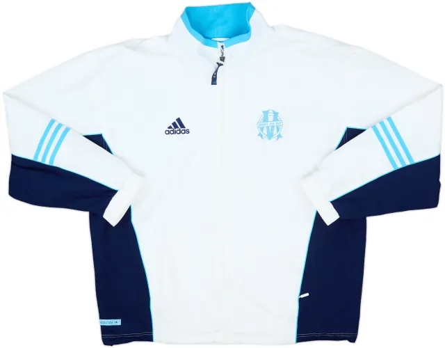 2000-01 Olympique Marseille adidas Track Jacket - 8/10 - (L)