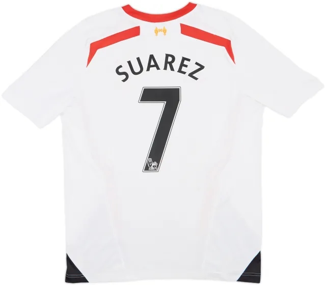 2013-14 Liverpool Away Shirt Suarez #7 - 5/10 - (M)
