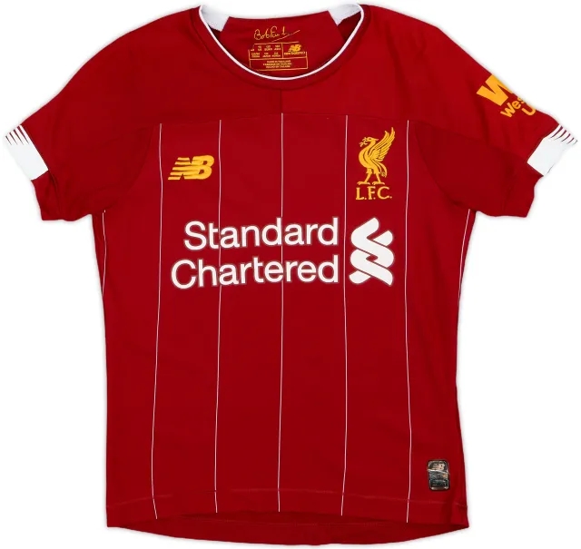 2019-20 Liverpool Home Shirt - 8/10 - (M.Boys)