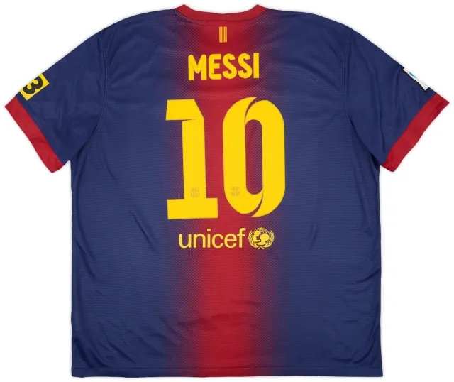 2012-13 Barcelona Home Shirt Messi #10 - 8/10 - (XXL)