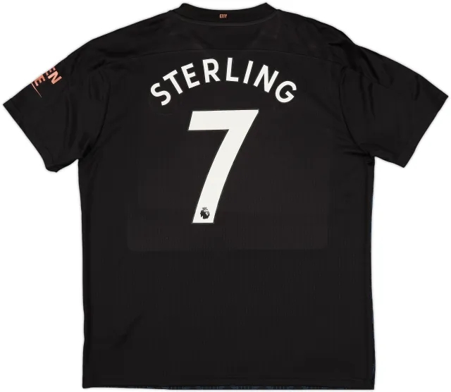 2020-21 Manchester City Away Shirt Sterling #7 (XL)