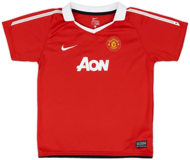 2010-11 Manchester United Home Shirt - 8/10 - (S.Boys)