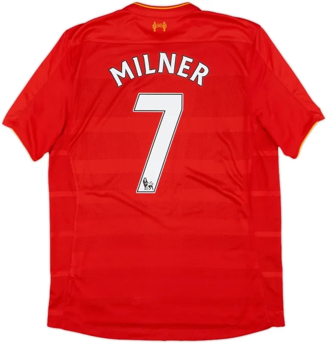 2016-17 Liverpool Home Shirt Milner #7 - 6/10 - (L)