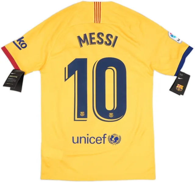 2019-20 Barcelona Away Shirt Messi #10 (S)