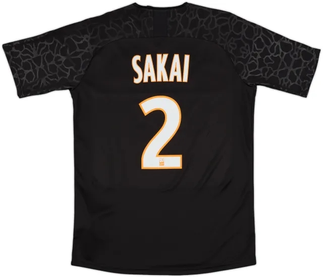 2019-20 Olympique Marseille Third Shirt Sakai #2 (M)