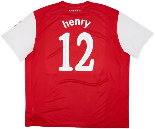 2011-12 Arsenal Home Shirt Henry #12 - 7/10 - (3XL)