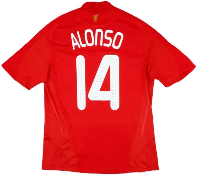 2008-10 Liverpool Home Shirt Alonso #14 - 6/10 - (M)