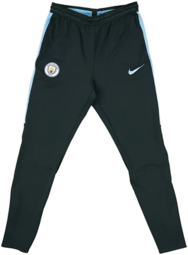 2017-18 Manchester City Nike Track Pants/Bottoms - 8/10 - (S)