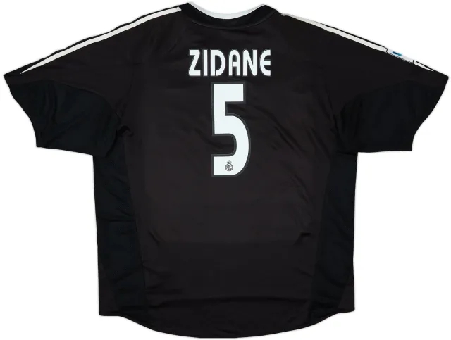2004-05 Real Madrid Away Shirt Zidane #5 - 7/10 - (XL)