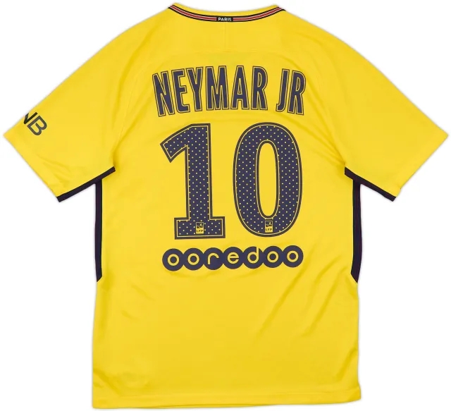 2017-18 Paris Saint-Germain Away Shirt Neymar Jr #10 - 7/10 - (S)