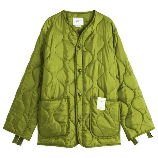 WTAPS Men's Nylon Ripstop Liner Jacket Olive Drab