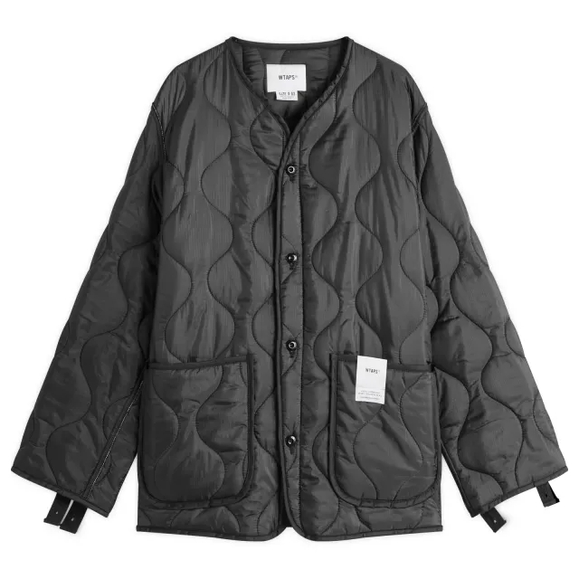 WTAPS Men's Nylon Ripstop Liner Jacket Black