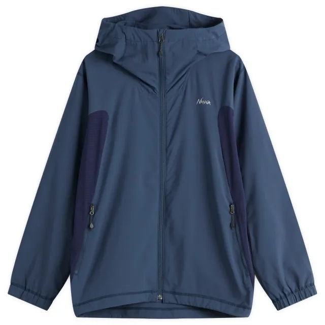 NANGA Men's Hybrid Flex Zip Jacket Navy