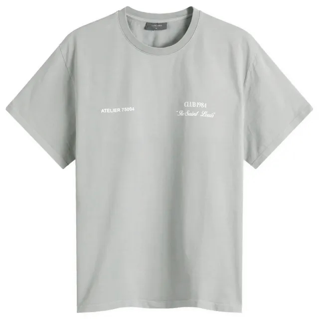 Club 1984 Men's Signature T-Shirt Light Grey