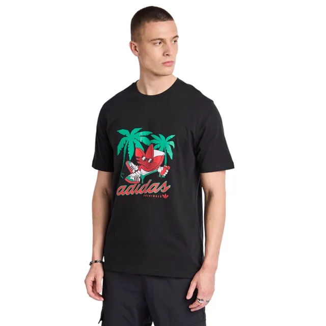 Adidas Graphics Men T-Shirts - Black