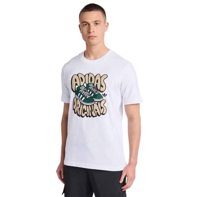 Adidas Graphics Men T-Shirts - White