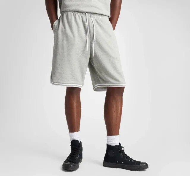 Converse 9" Retro French Terry Shorts - Grey