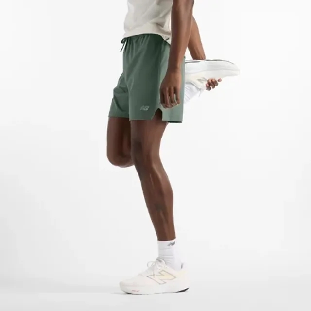 New Balance Men's RC Short 7" in Green Polywoven