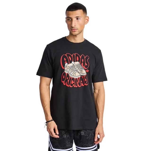 Adidas Graphics Men T-Shirts - Black