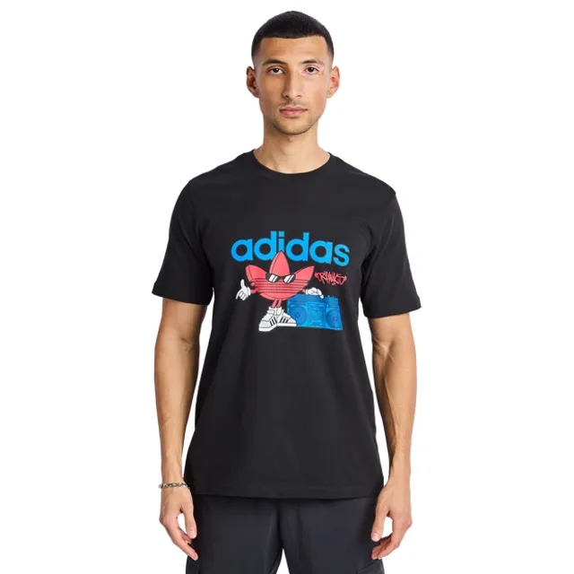 Adidas Graphics Men T-Shirts - Black