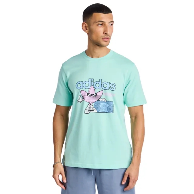 Adidas Graphics Men T-Shirts - Purple