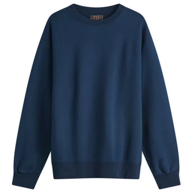 Beams Plus Men's Crew Sweatshirt Navy