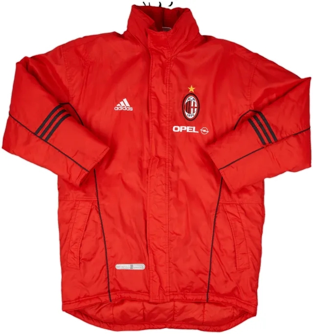1999-00 AC Milan adidas Padded Bench Coat - 7/10 - (L)