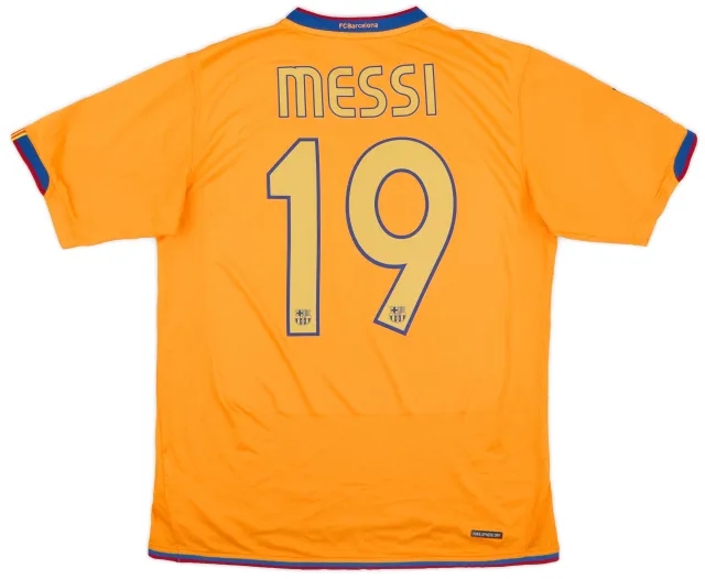 2006-08 Barcelona Away Shirt Messi #19 - 7/10 - (M)