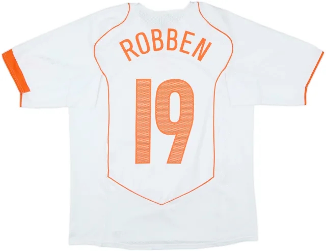 2004-06 Netherlands Away Shirt Robben #19 - 7/10 - (L)
