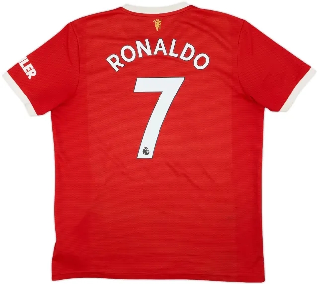 2021-22 Manchester United Home Shirt Ronaldo #7 - 5/10 - (XL)