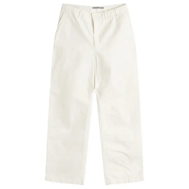 Norse Projects Men's Lukas Canvas Work Pants Ecru