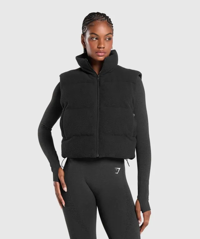  Sherpa Gilet - Black