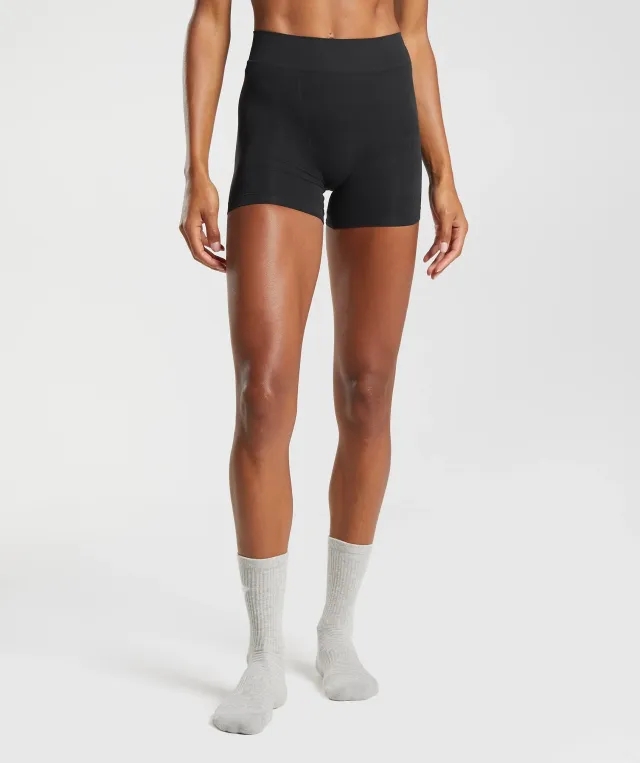 DNU -  Seamless Jacquard Boxers - Black