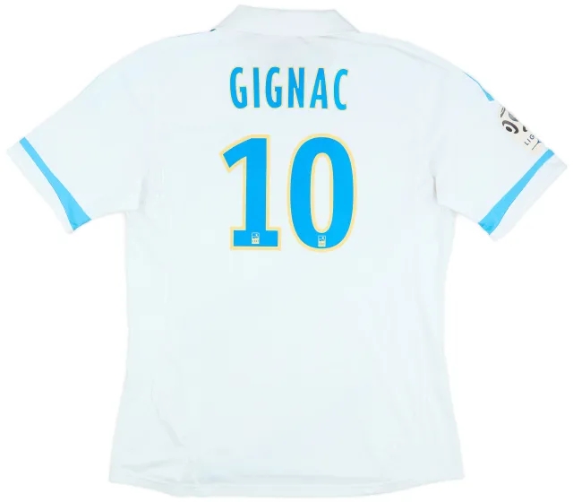 2011-12 Olympique Marseille Home Shirt Gignac #10 - 6/10 - (XL)